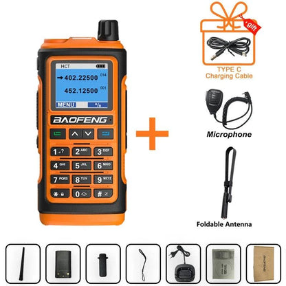 2023 Baofeng UV-17 Walkie Talkie Profesional Dual Band Powerful UHF VHHam Radios