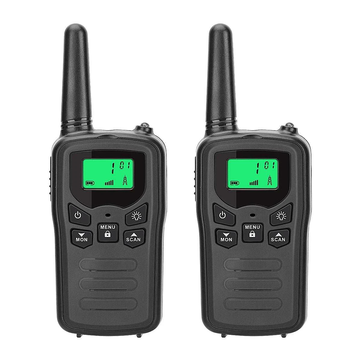 2 Pcs Original  BF-T5B Mini  Walkie Talkie Rechargeable Walkie-TalkiesHam Radios