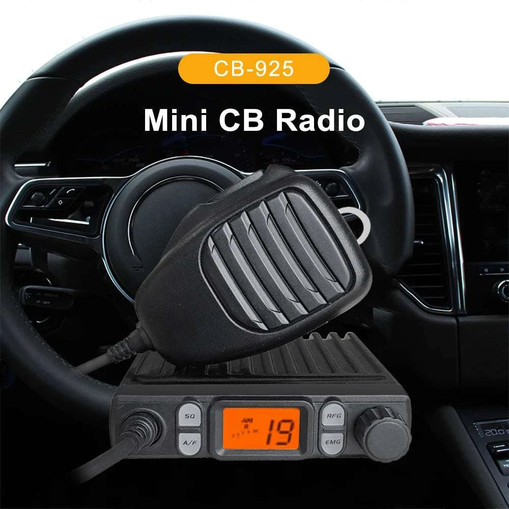 CB Mobile: ANYSECU CB925 AM/FM CB Radio 25.615--30.105Mhz 8W Hand-heldHam Radios