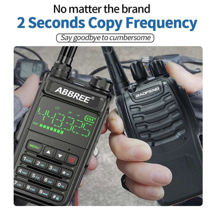 ABBREE AR-518 108-660MHz Air Band Walkie Talkie Wireless Copy FrequencHam Radios