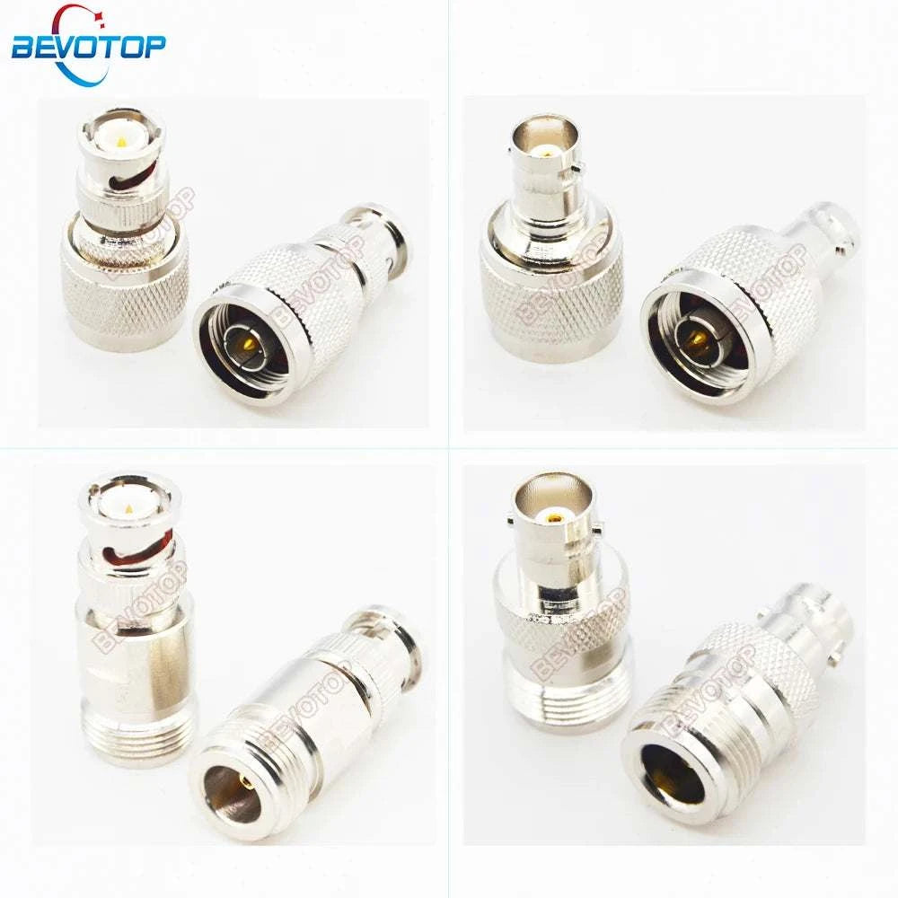 1 PCS BNC to N Adapter RF Connectors Straight N Male/Female to BNC MalHappy Radios1 PCS BNC