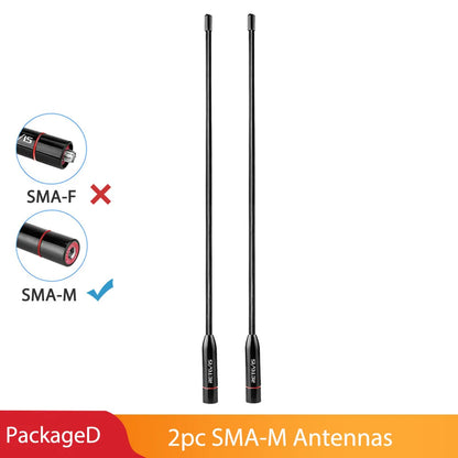 Retevis HA06 Walkie-Talkie Antenna VHF 152MHz 2.15dBi SMA-F or SMA-M fHappy RadiosRetevis HA06 Walkie-Talkie Antenna VHF 152MHz 2