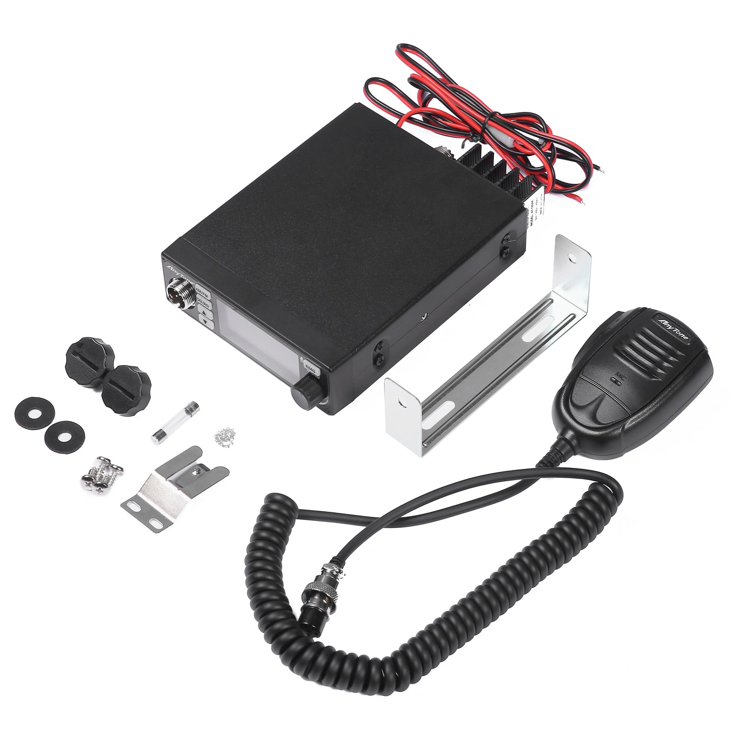 CB Mobile: AnyTone AT-500M 4W CB Radio AM FM VOX 12V Mobile Radio 10 MHappy Radios-500M 4W CB Radio