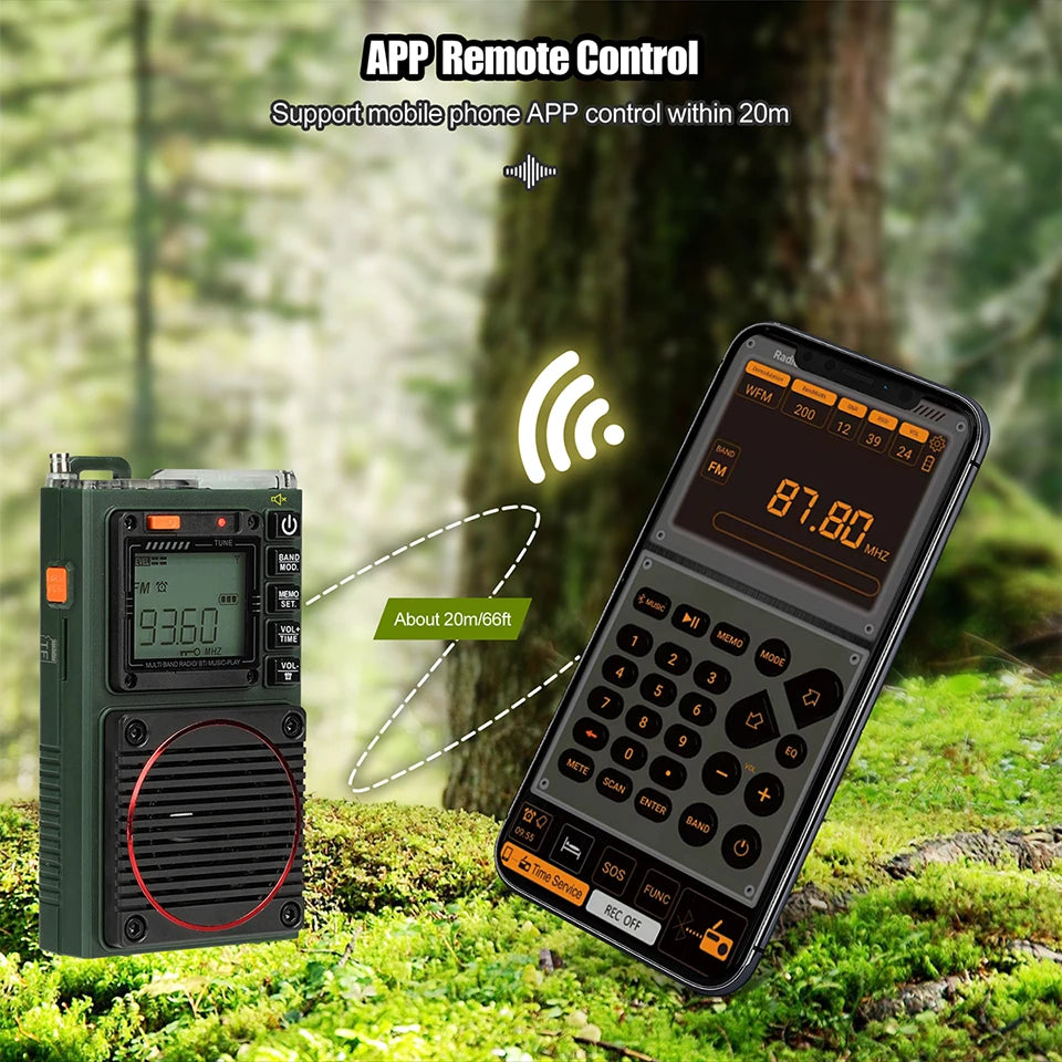 Retekess TR111 Radio FM Portable Radios AM FM Mini Ham Radio ShortwaveHam Radios