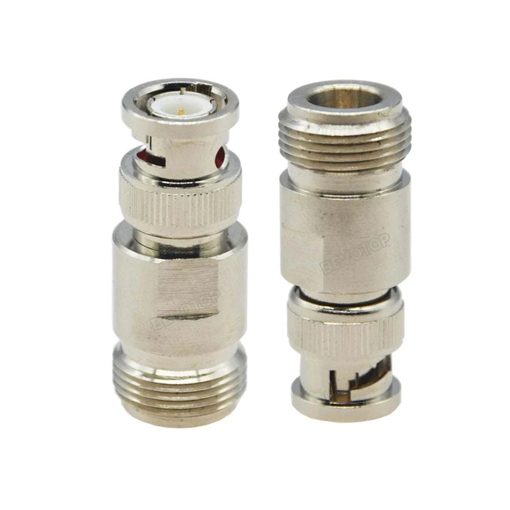 1Pcs BNC Male Plug to N Female Jack RF Coaxial Adapter Connector Test Ham Radios