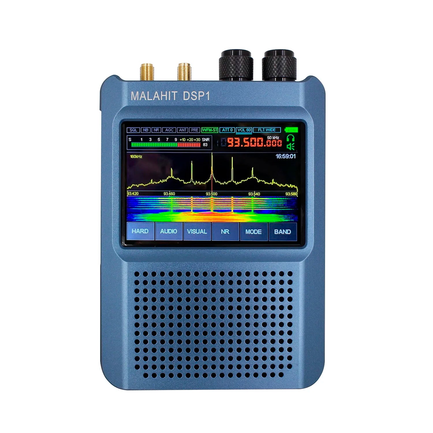 New 50KHz-2GHz Malachite DSP V9 SDR Receiver Radio Malahit-DSP1 1.10d Ham Radios