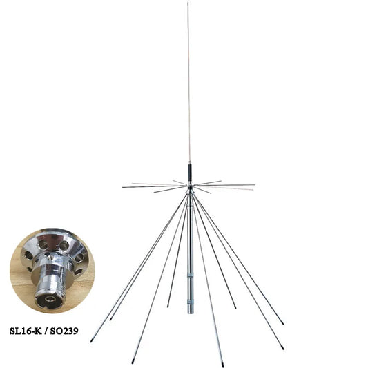 SignalPlus 25MHz–1300MHz Scanner VHF UHF Super Discone Base Antenna WiHam Radios