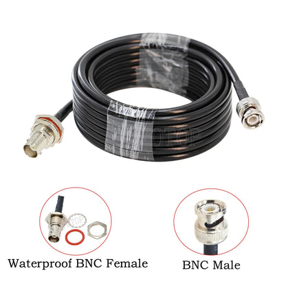 New BNC Male Plug to BNC Male Plug Connector 50 Ohm Low-Loss RG58 RF CHappy RadiosBNC Male Plug