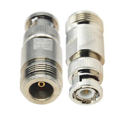 1Pcs BNC Male Plug to N Female Jack RF Coaxial Adapter Connector Test Ham Radios