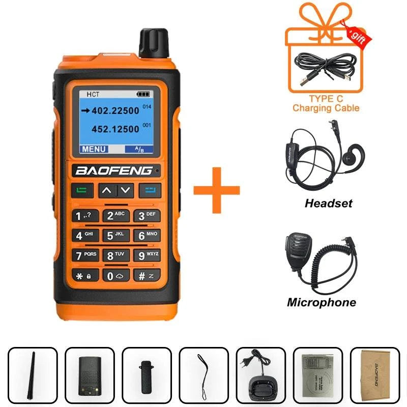 2023 Baofeng UV-17 Walkie Talkie Profesional Dual Band Powerful UHF VHHam Radios