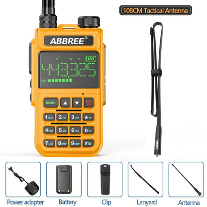 ABBREE AR-518 6 Bands Amateur Air Band Ham Two Way Radio VOX DTMF SOS Happy RadiosABBREE AR-518 6 Bands Amateur Air Band Ham