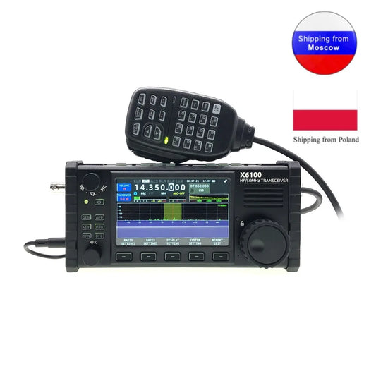Original XIEGU X6100 50MHz HF Transceiver Portable SDR Shortwave TransHam Radios