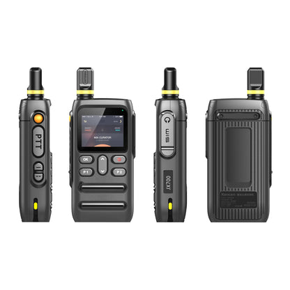 JX-700 4G public network digital walkie-talkie, WIFI/Bluetooth connection, GPS positioning, super long standby time