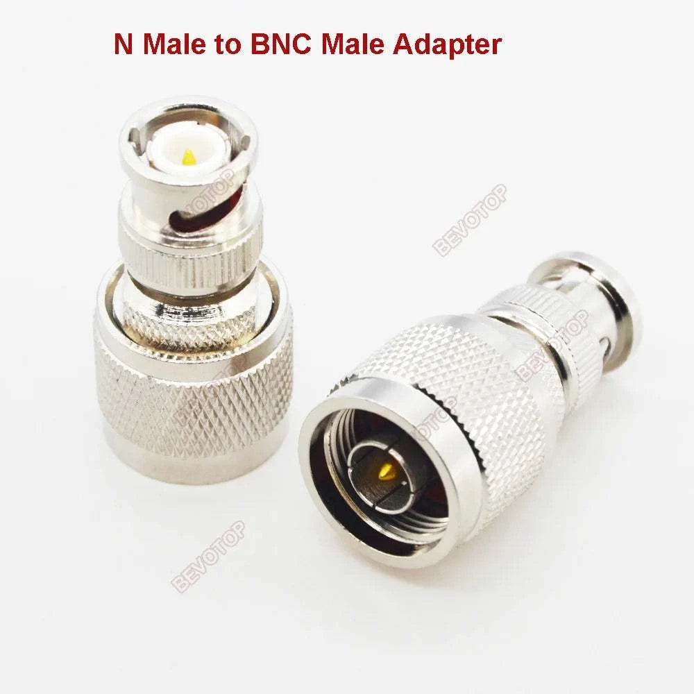 1 PCS BNC to N Adapter RF Connectors Straight N Male/Female to BNC MalHappy Radios1 PCS BNC