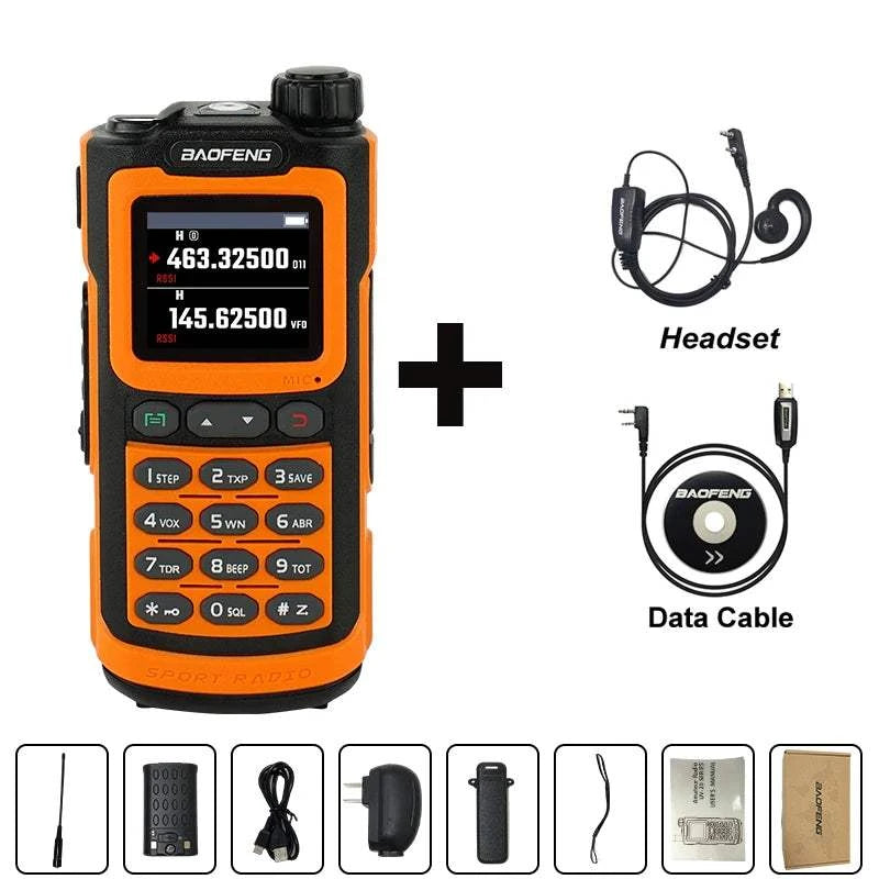 2023 Baofeng UV-20 Walkie Talkie Waterproof Dual Band High Power CB HaHam Radios