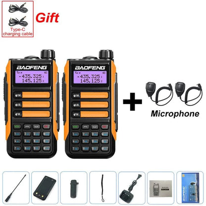 2PCS BAOFENG UV-16 PLUS Walkie Talkie Long Range High Power ProfesionaHappy Radios2PCS BAOFENG UV-16