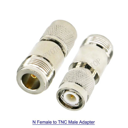 1Pcs N Female Jack to TNC Male Straight Connector RF Coaxial Adapter 5Ham Radios