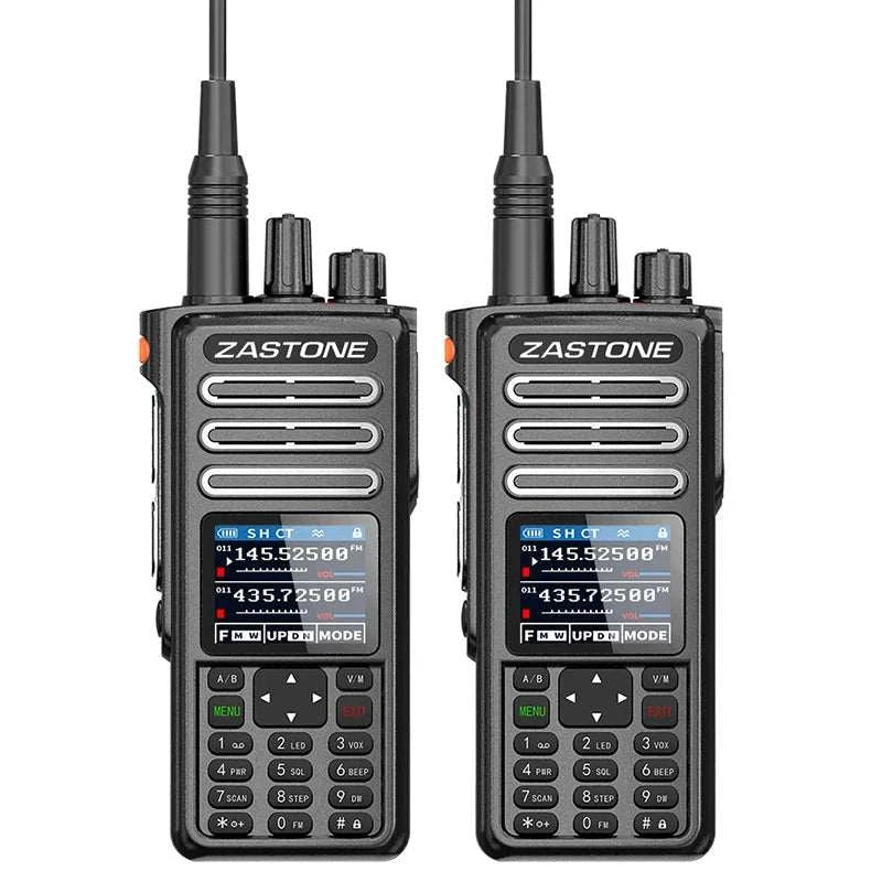 2PCS ZASTONE M9 10W Walkie Talkie Ham Amateur 2 Way Radio AM Air AviatHappy Radios2PCS ZASTONE M9 10W Walkie Talkie Ham Amateur 2