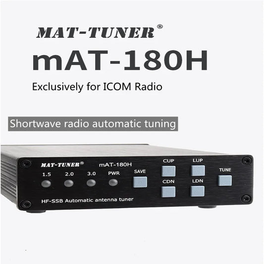 HF Shortwave Auto-Tuner 120W mAT-180H Auto Antenna for For ICOM Ham Radio Shortwave Radio Sky Tuner