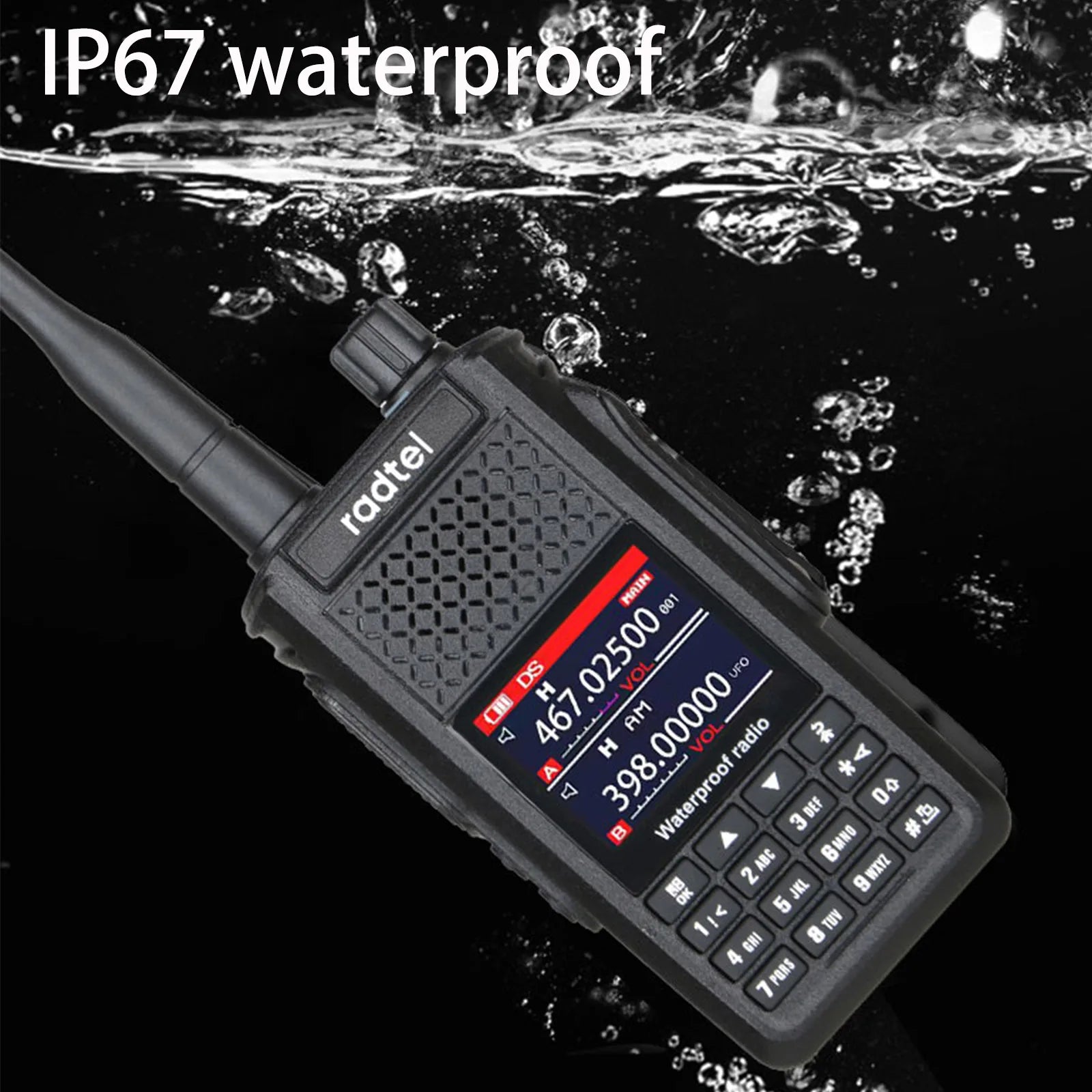 Radtel RT-630 Waterproof Full Bands Amateur Ham Radio, Aviation Air BaHam Radios