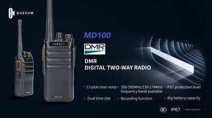 Long Range Digital Walkie Talkie Two Way Radio Rechargeable TransceiveHam Radios
