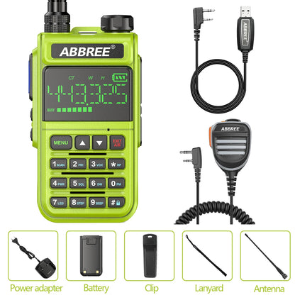 ABBREE AR-518 Air Band Full Band Wireless Copy Frequency Police ScanneHam Radios