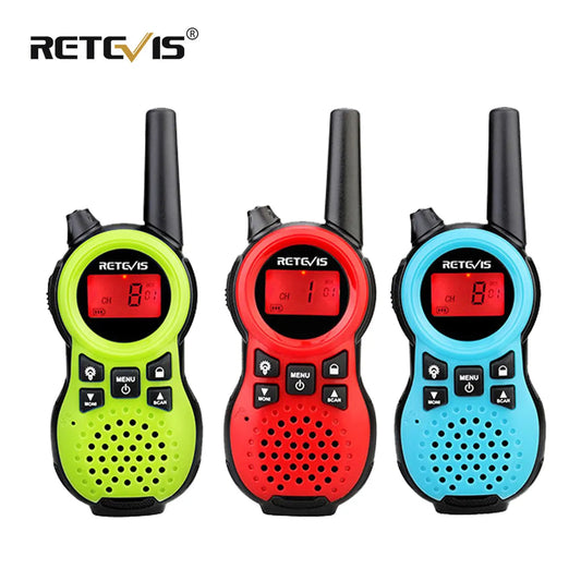 Retevis RT638 Walkie Talkie Children 2pcs PMR USB Charge Flashlight ChHam Radios