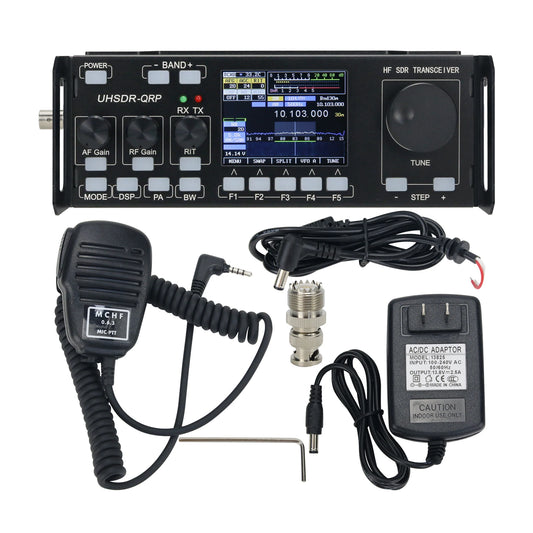HAMGEEK New MCHF V0.6.3 15W SDR HF QRP Transceiver SSB CW AM Amateur HHam Radios