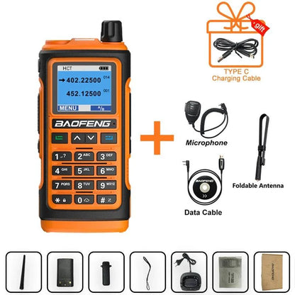 2023 Baofeng UV-17 Walkie Talkie Profesional Dual Band Powerful UHF VHHam Radios