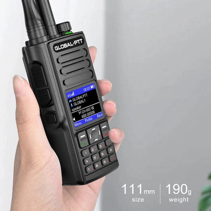 Global-PTT G8 Walkie Talkie 4G POC UHF Powerful Commutator 5000km Long Range Station Transceiver Professional Two-way Ham Radio