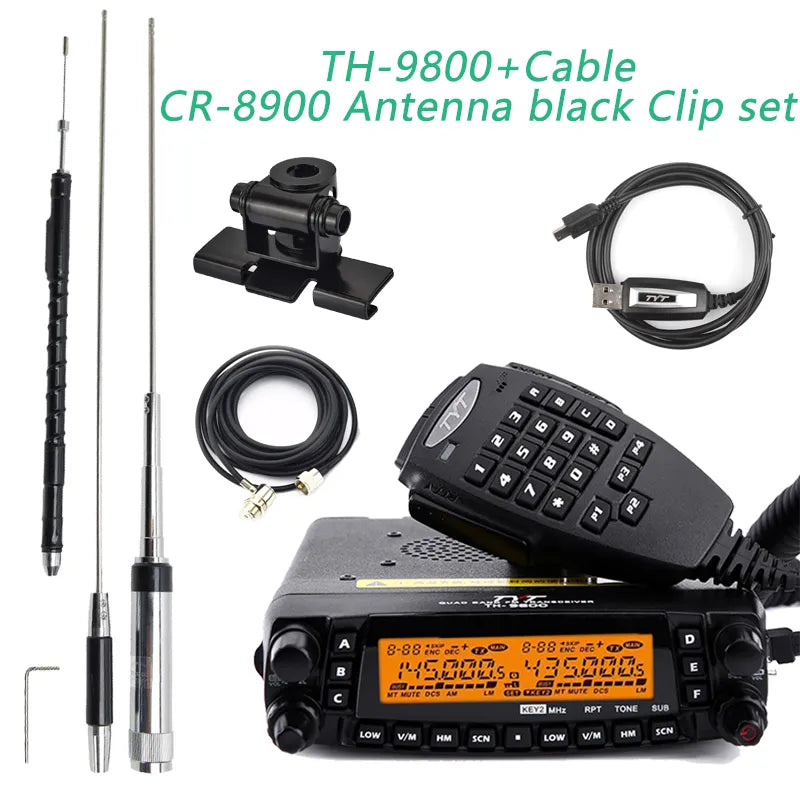 TYT TH-9800 PLUS+ Accessories Mobile Radio 50w Quad Band Transceiver THam Radios