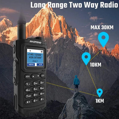 2023 Baofeng UV-20 Walkie Talkie Waterproof Dual Band High Power CB HaHam Radios