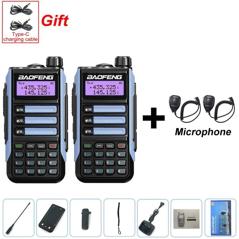 2PCS BAOFENG UV-16 PLUS Walkie Talkie Long Range High Power ProfesionaHappy Radios2PCS BAOFENG UV-16