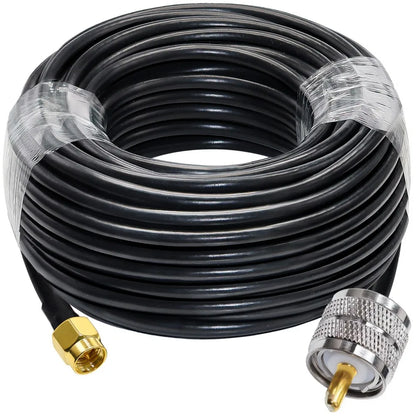 SMA to UHF RG58 Extension Cable SMA Male to SO239 PL259 Male WiFi AnteHam Radios