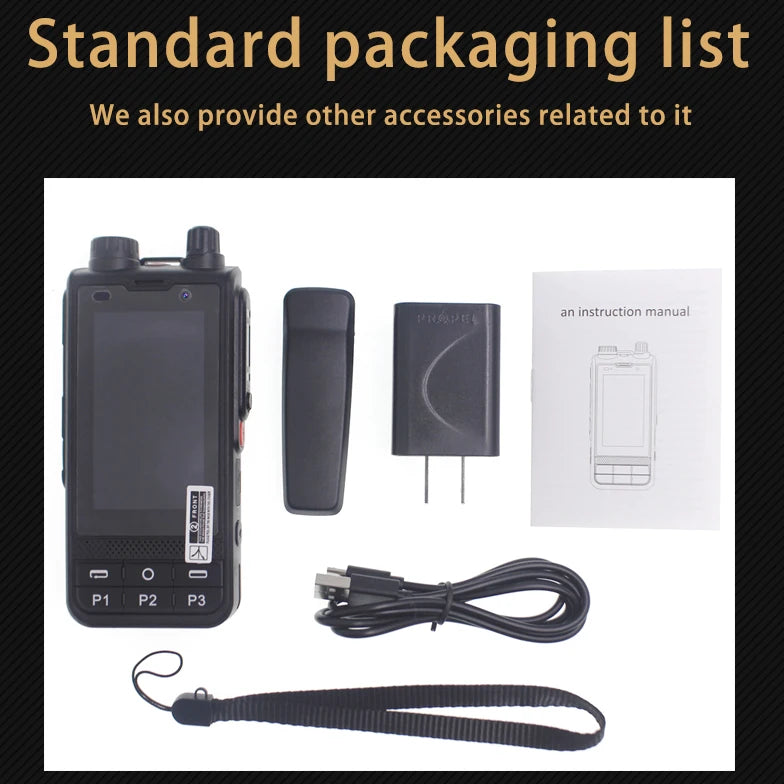 4G Network radio W6 Android 8.1 Unlock LTE/WCDMA/GSM POC Radio 4200mAh Walkie talkie work with Real-ptt Zello pocstars