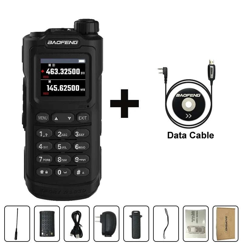 2023 Baofeng UV-20 Walkie Talkie Waterproof Dual Band High Power CB HaHam Radios