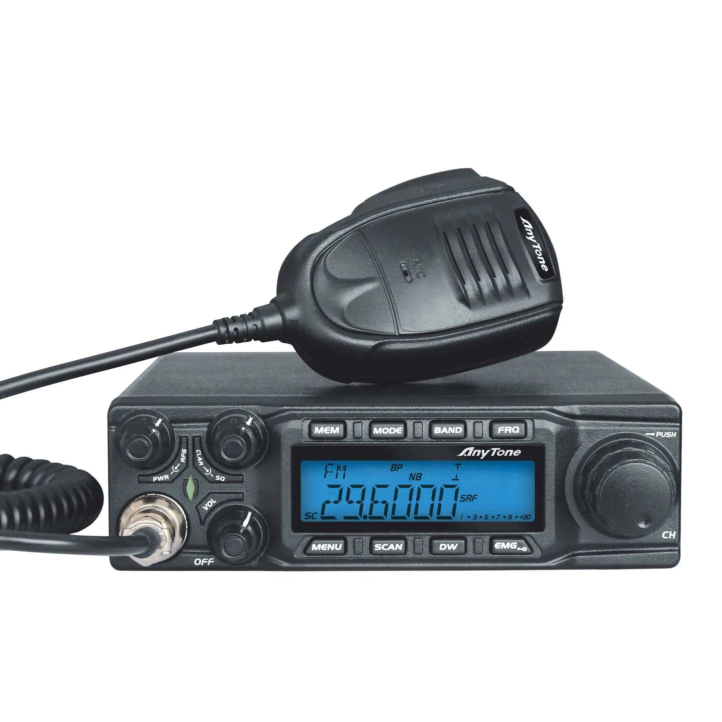 AnyTone AT-6666 10 Meter Radio for Truck with SSB(PEP)/FM/AM/PA Mode HHam Radios