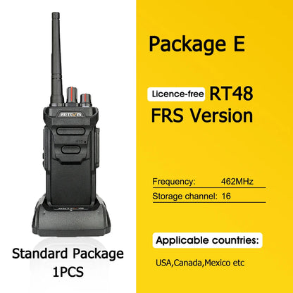 RETEVIS RT648 IP67 Waterproof Walkie Talkie 1 or 2 pcs Floating PortabHappy RadiosRETEVIS RT648 IP67 Waterproof Walkie Talkie 1