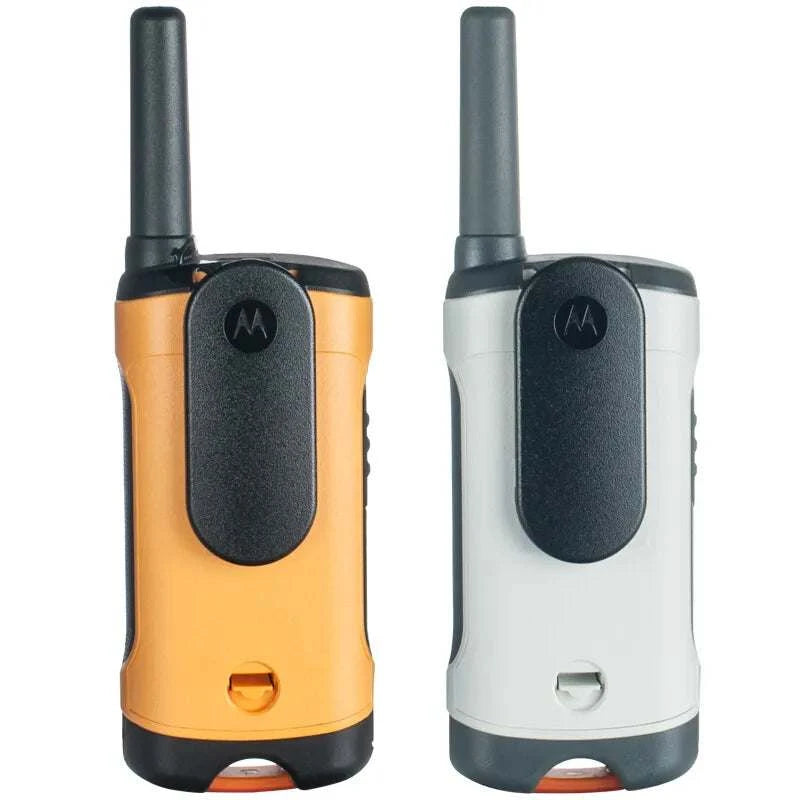 A pair of Motorola TLKR-T50 walkie talkie LCD screens, 8 channels, ideHam Radios