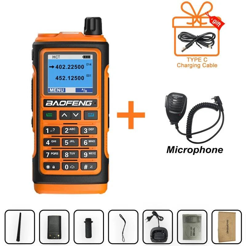 2023 Baofeng UV-17 Walkie Talkie Profesional Dual Band Powerful UHF VHHam Radios