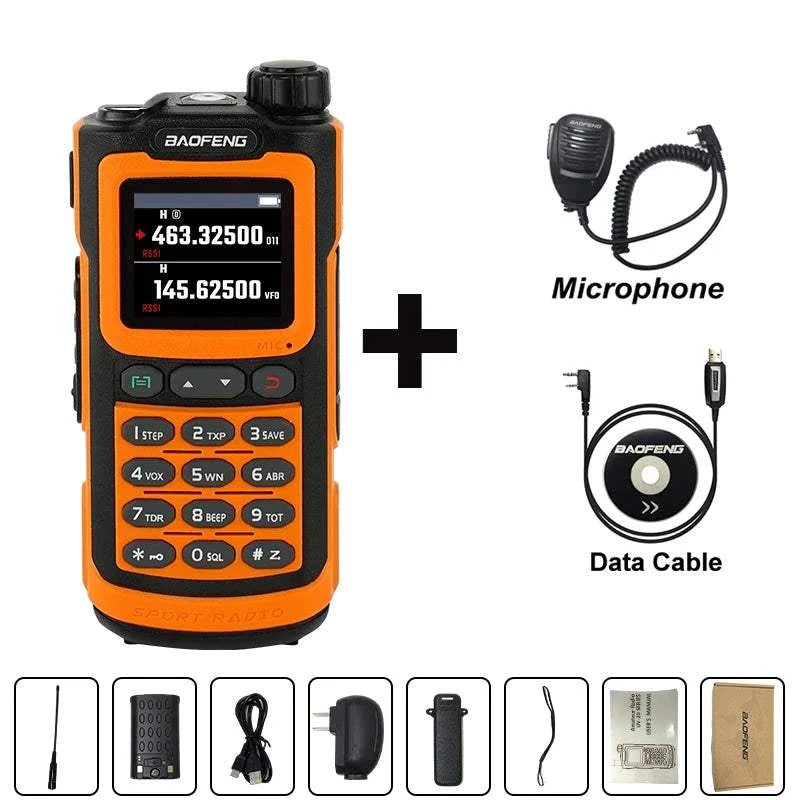 2023 Baofeng UV-20 Walkie Talkie Waterproof Dual Band High Power CB HaHam Radios