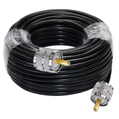 PL259 RG58 Cable CB Radio Cable SO239 UHF Male to Male Extension CableHappy RadiosPL259 RG58 Cable CB Radio Cable SO239 UHF Male