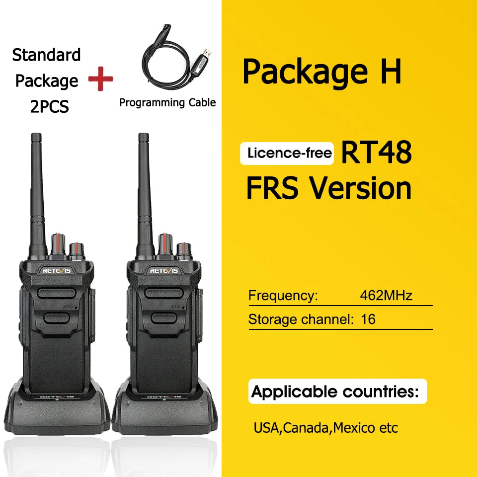 RETEVIS RT648 IP67 Waterproof Walkie Talkie 1 or 2 pcs Floating PortabHappy RadiosRETEVIS RT648 IP67 Waterproof Walkie Talkie 1