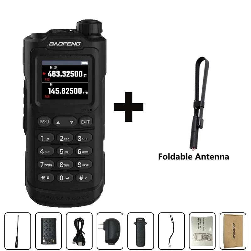 2023 Baofeng UV-20 Walkie Talkie Waterproof Dual Band High Power CB HaHam Radios