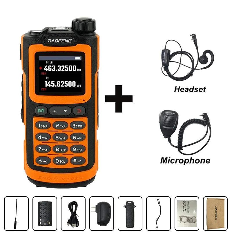 2023 Baofeng UV-20 Walkie Talkie Waterproof Dual Band High Power CB HaHam Radios