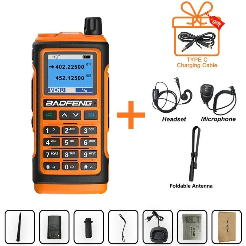 2023 Baofeng UV-17 Walkie Talkie Profesional Dual Band Powerful UHF VHHam Radios