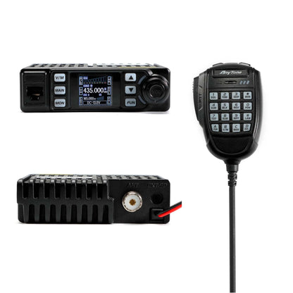 AnyTone AT-779UV Walkie Talkie VHF 136-174MHz UHF 400-480MHz Mini Mobile Radio Station Dual Band Transceiver Amateur Radio