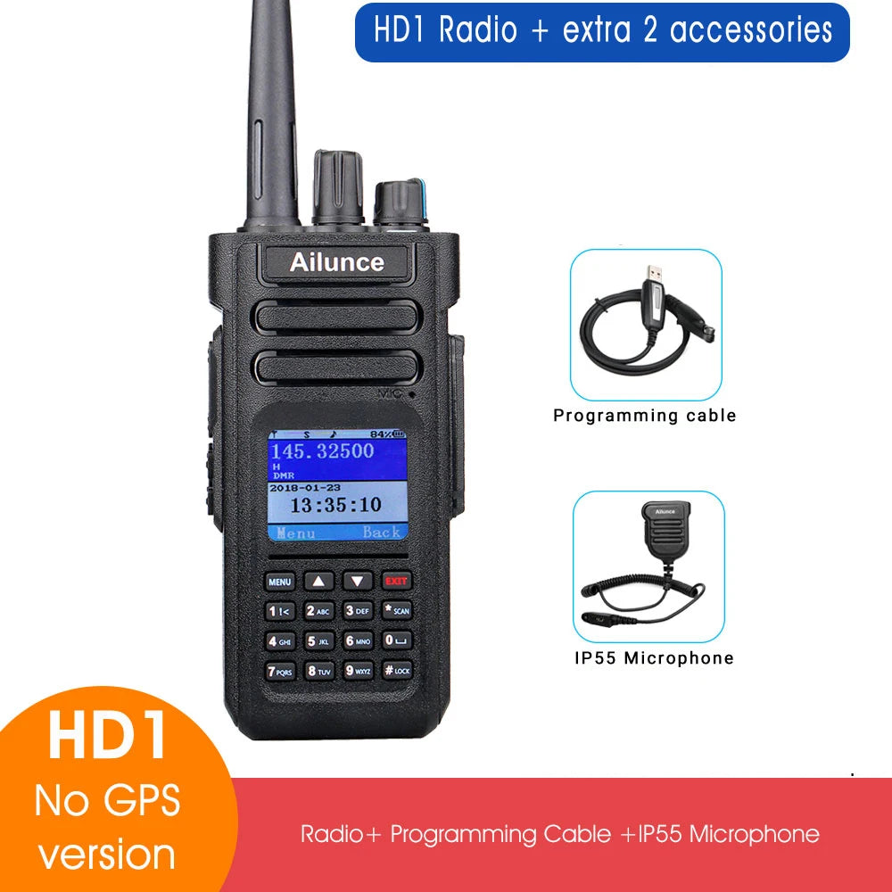 Ailunce HT: Ailunce HD1 DMR Digital Walkie Talkie Ham Radio Long RangeHam Radios