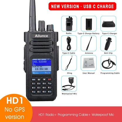 Ailunce HT: Ailunce HD1 DMR Digital Walkie Talkie Ham Radio Long RangeHam Radios