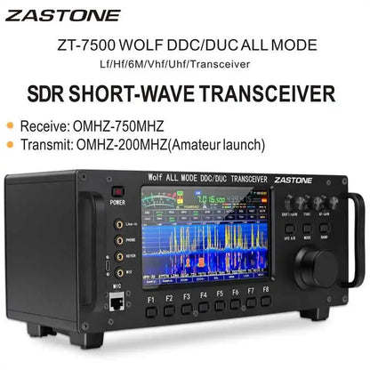 Zastone Base Station: ZASTONE ZT7500 SDR Short Wave Transceiver HF LF Ham Radios